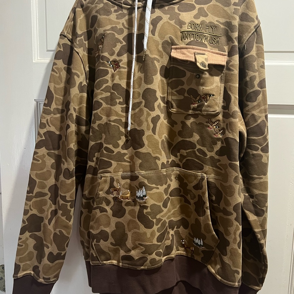 Camouflage hoodie XL never worn
